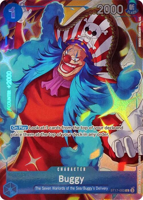 Buggy (Seven Warlords of the Sea Binder Set) (Alternate Art) - One Piece Promotion Cards