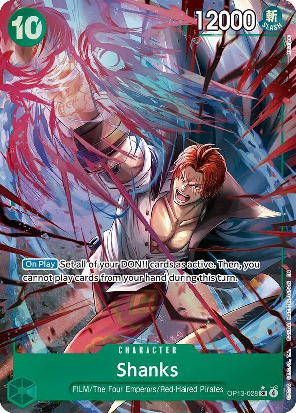 Carrying On His Will - Shanks (028) (Alternate Art) (OP-13)
