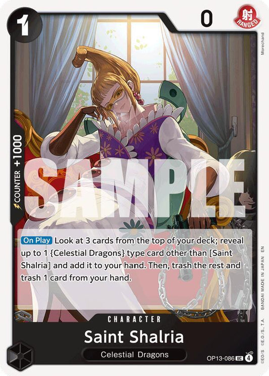 Carrying On His Will - Saint Shalria (OP-13) OP13-086 Uncommon