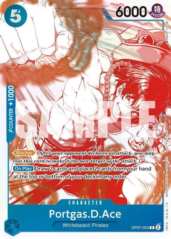 Portgas.D.Ace - OP07-053 (3rd Anniversary Treasure Campaign Pack) - One Piece Promotion Cards (OP-PR) (Copy) (Copy)