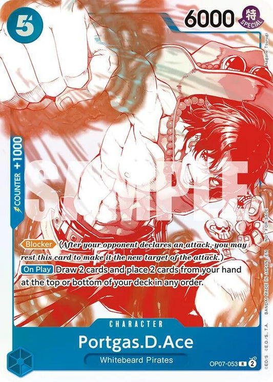 Portgas.D.Ace - OP07-053 (3rd Anniversary Treasure Campaign Pack) - One Piece Promotion Cards (OP-PR) (Copy) (Copy)