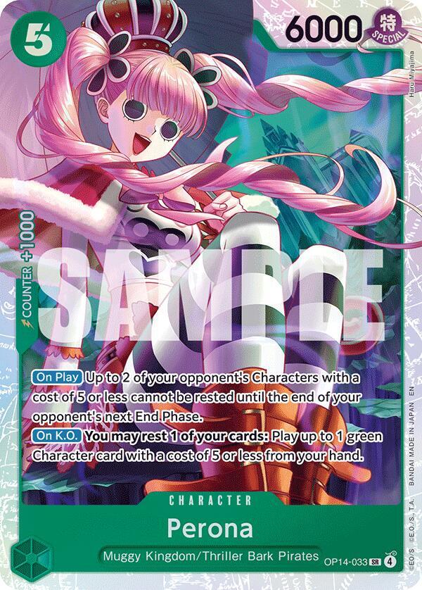 The Azure Sea's Seven - Perona - OP14-033 (OP-14)