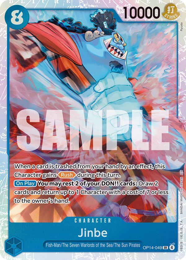 The Azure Sea's Seven - Jinbe - OP14-049 (OP-14)