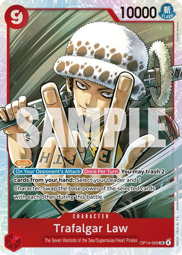 The Azure Sea's Seven - Trafalgar Law - OP14-009 (OP-14)