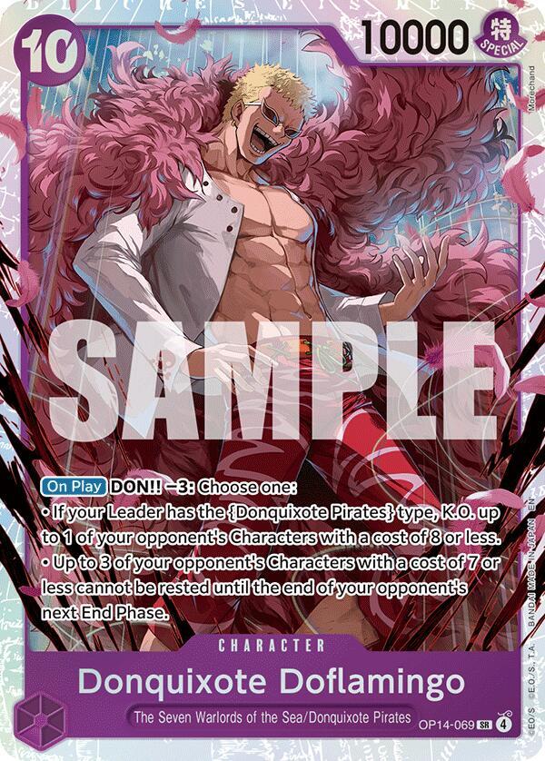The Azure Sea's Seven - Donquixote Doflamingo - OP14-069