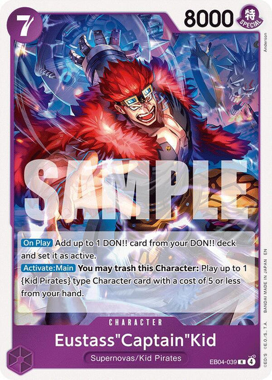The Azure Sea's Seven - Eustass"Captain"Kid - EB04-039 (OP-14)