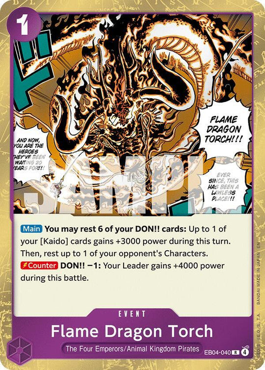 The Azure Sea's Seven - Flame Dragon Torch (OP-14)