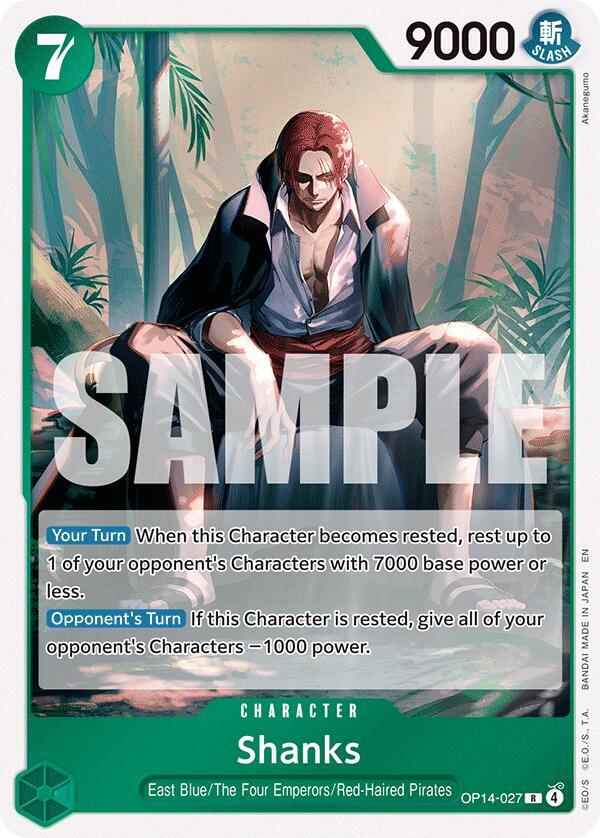The Azure Sea's Seven - Shanks (OP-14)