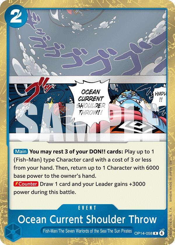 The Azure Sea's Seven - Ocean Current Shoulder Throw (OP-14)