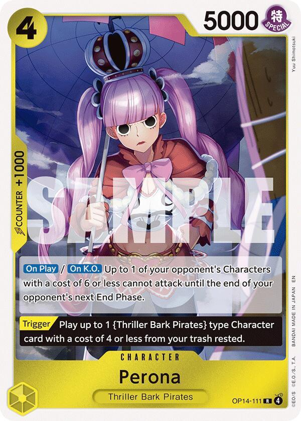 The Azure Sea's Seven - Perona - OP14-111 (OP-14)