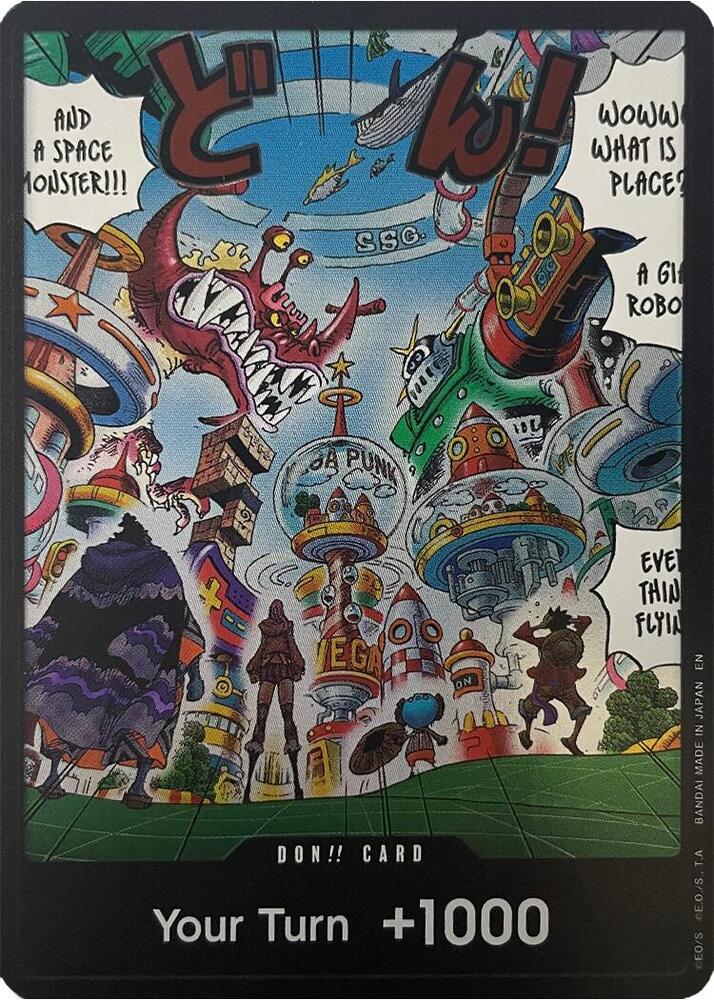 The Azure Sea's Seven - DON!! Card (Egghead) (OP-14)