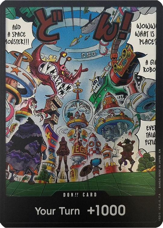 The Azure Sea's Seven - DON!! Card (Egghead) (OP-14)