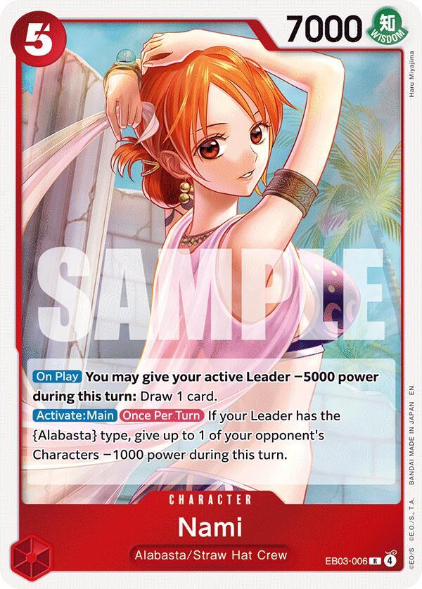 Extra Booster: One Piece Heroines Edition - Nami (006) (EB-03)