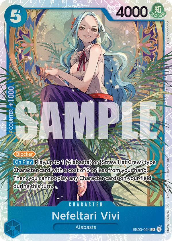 Extra Booster: One Piece Heroines Edition - Nefeltari Vivi (024) (EB-03)