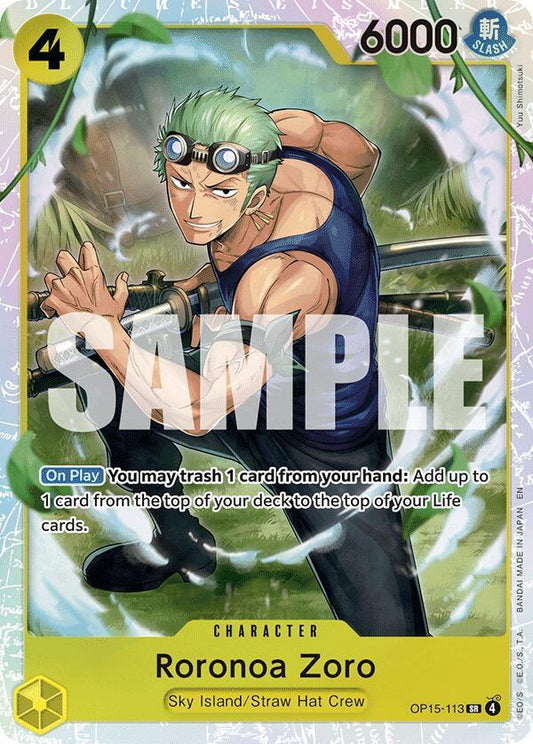 Adventure on Kami's Island - Roronoa Zoro (OP15-113) (OP15-EB04)