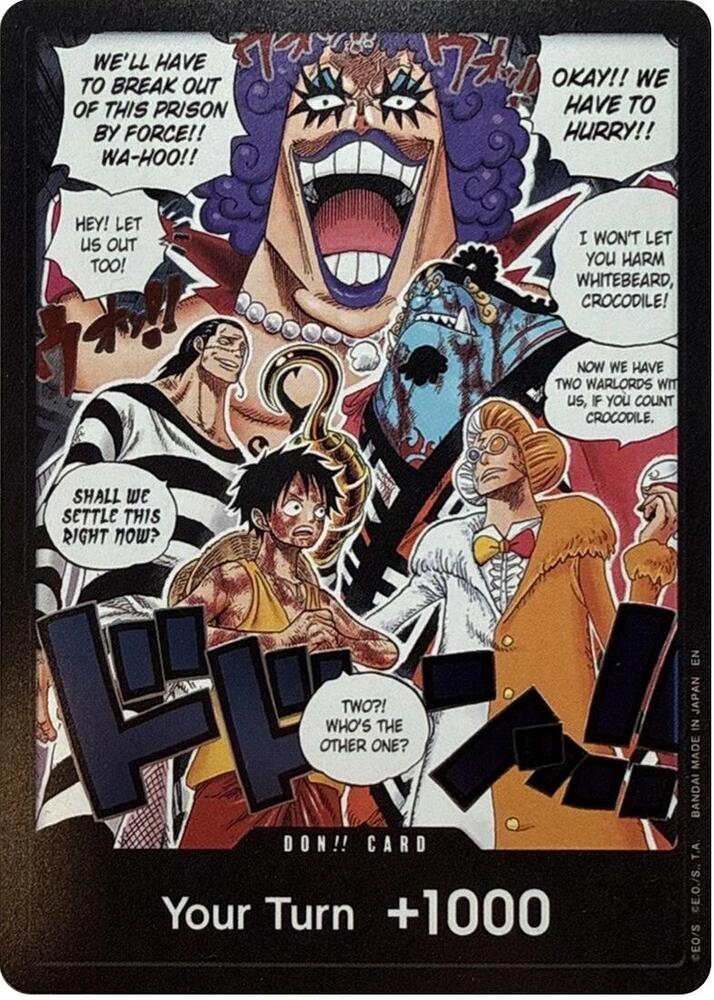 The Time of Battle - DON!! Card (Alternate Art) (OP-16)