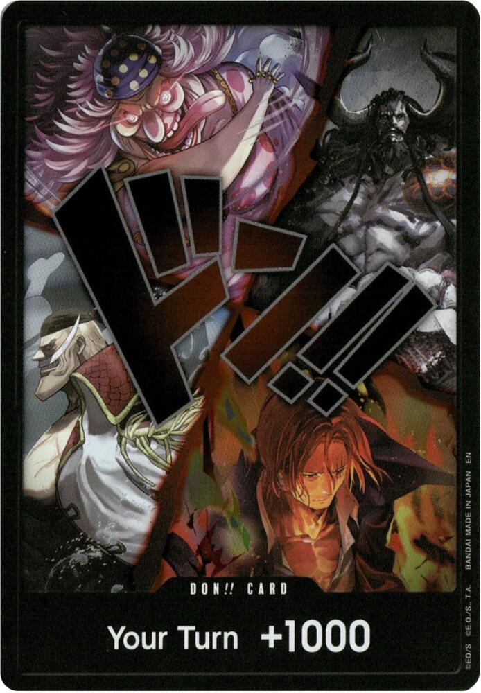 The World's Strongest Warriors - DON!! Card (Alternate Art) (The Four Emperors) (OP-17)