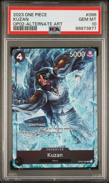 2023 One Piece OP02 Paramount War #096 Kuzan Alternate Art