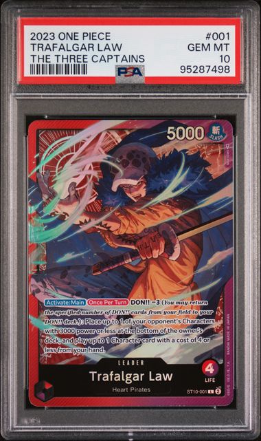 2023 One Piece Ultra Deck ST10 - The Three Captains #001 Trafalgar Law