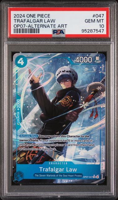 2024 One Piece OP07 - 500 Years in the Future #047 Trafalgar Law Alternate Art