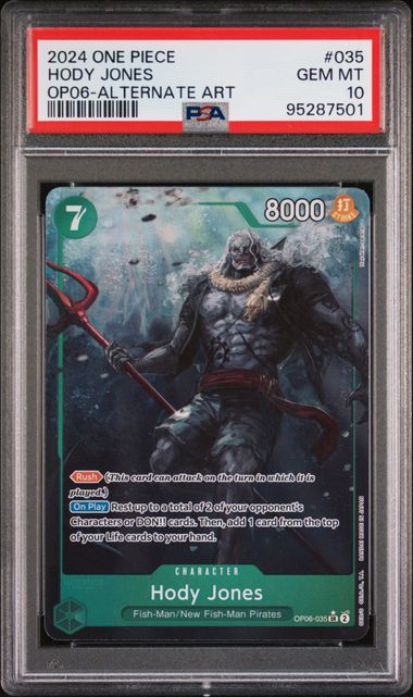Wings of the Captain - Hody Jones (035) (Alternate Art) (OP-06)