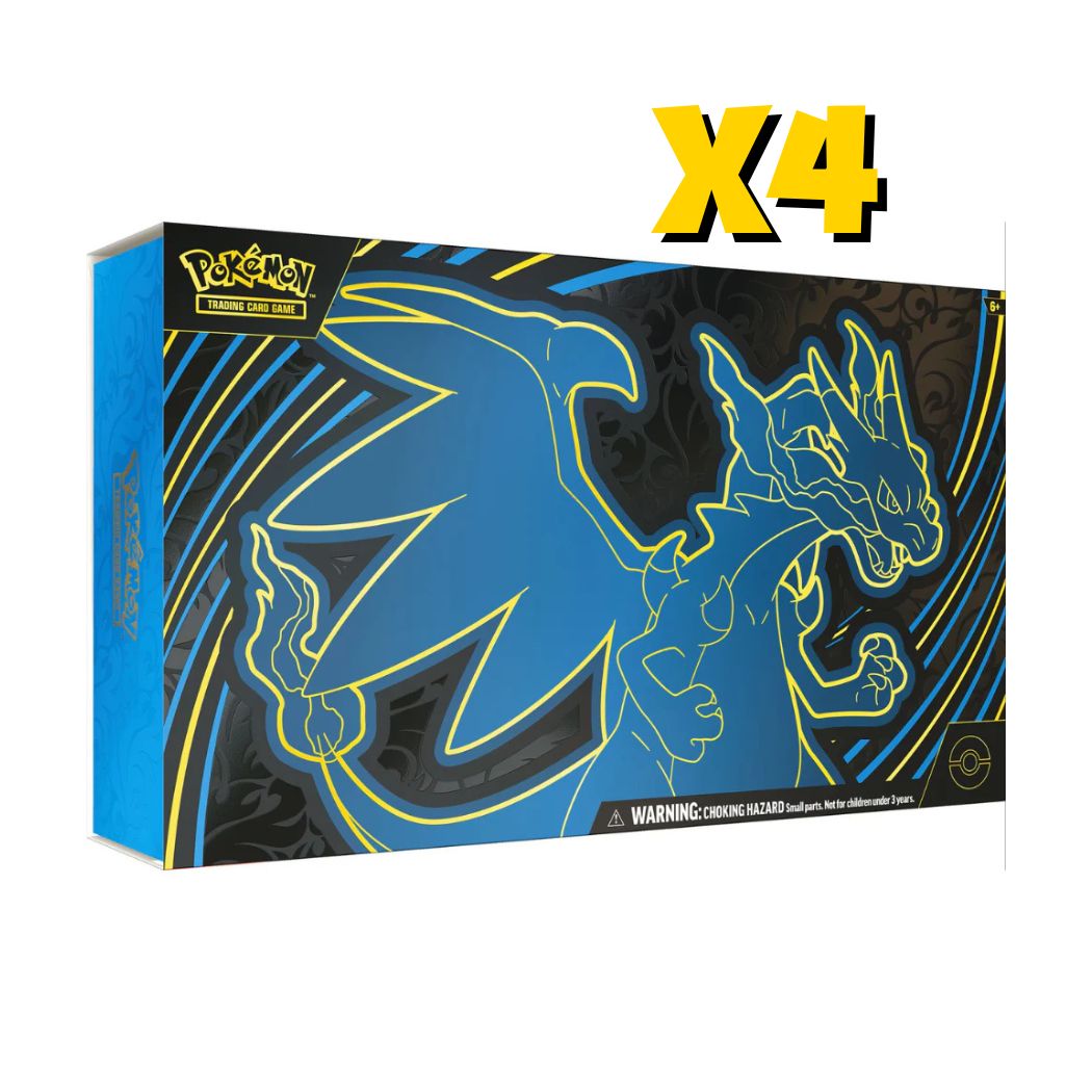 Pokemon - Mega Charizard X ex - Ultra Premium Collection SEALED Case (qty: 4)