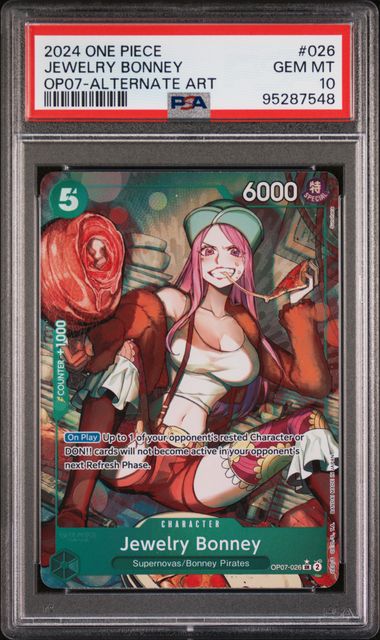 2024 One Piece OP07-500 Years in the Future #026 Jewelry Bonney Alternate Art