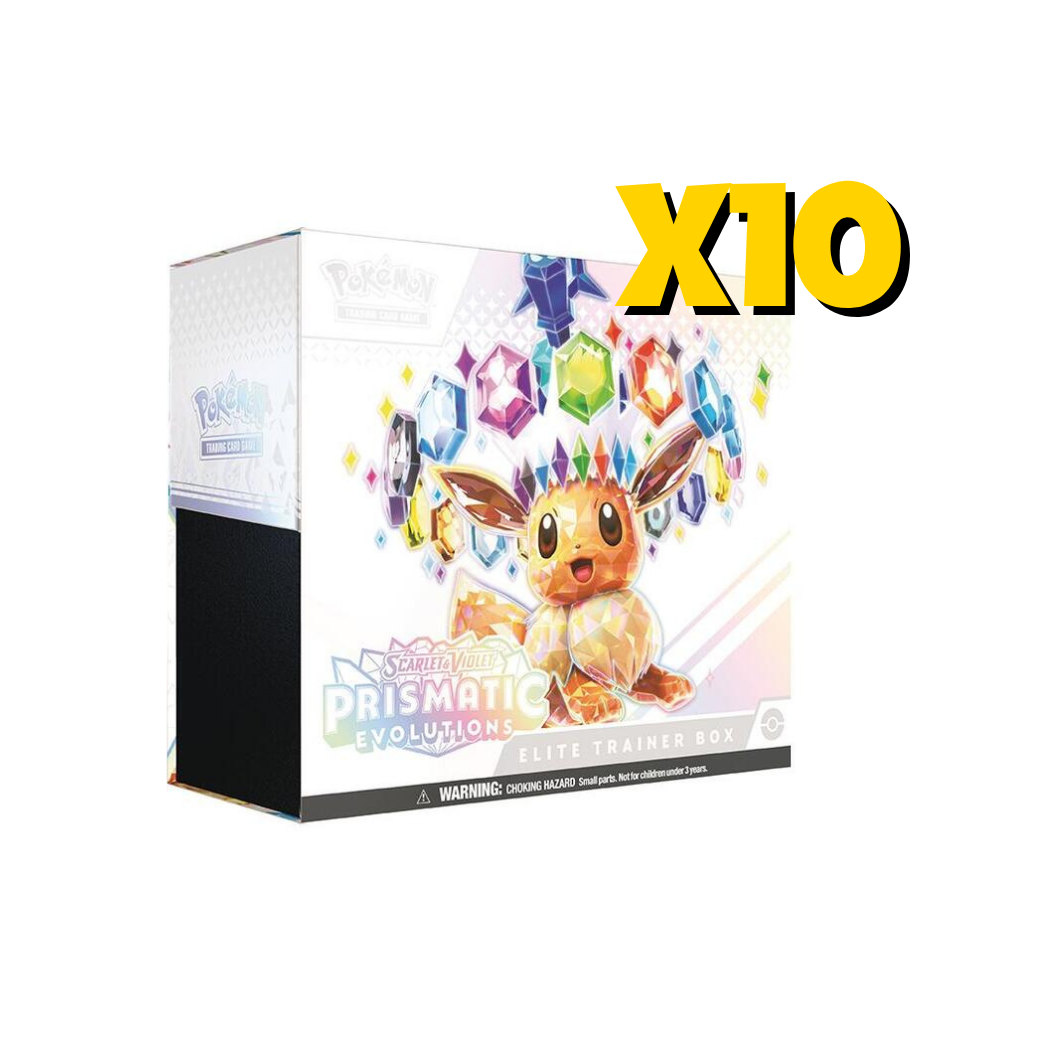 Pokémon - Prismatic Evolutions Elite Trainer Box Case (x10)