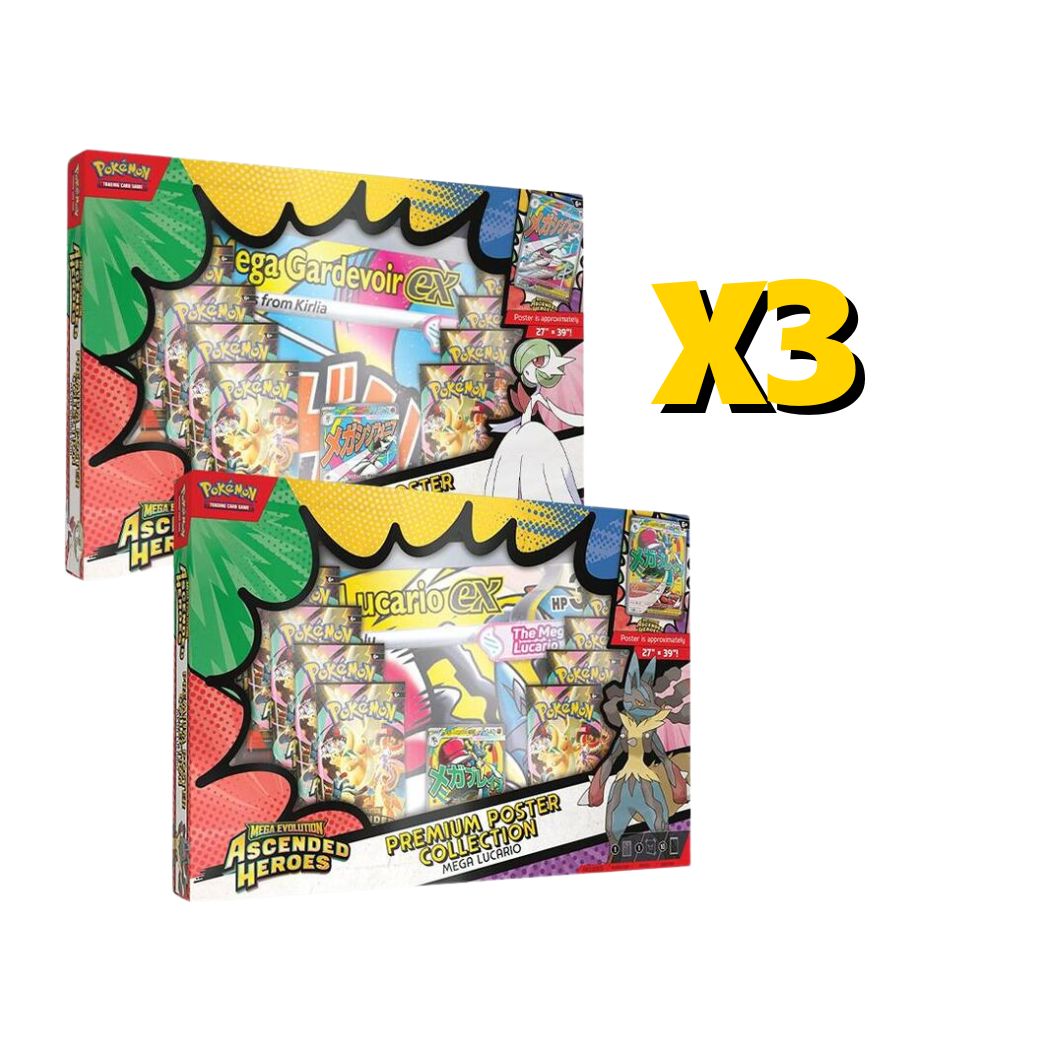 Pokémon - Ascended Heroes Premium Poster Collection Sealed Case