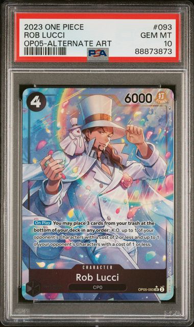 2023 One Piece OP05-Awakening of the New Era #093 Rob Lucci Alternate Art