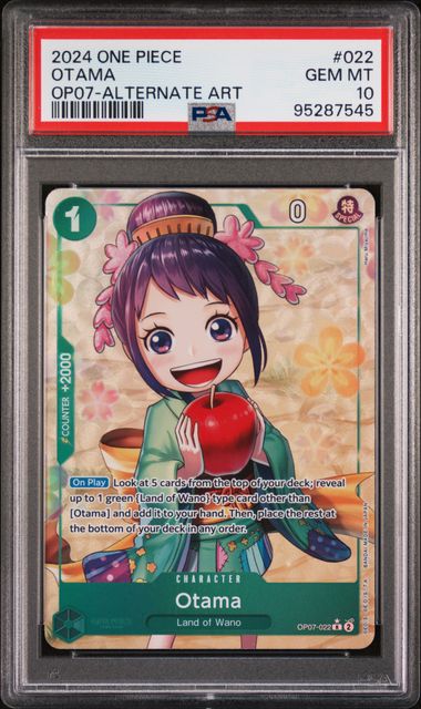 2024 One Piece OP07-500 Years in the Future #022 Otama Alternate Art